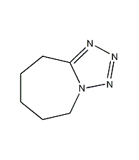戊四唑结构式