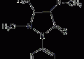 4-二甲氨基安替比林结构式