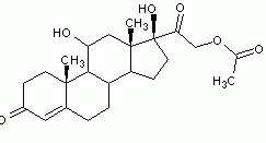 醋酸氢化可的松结构式