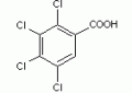 2,3,4,5-四氯苯甲酸结构式