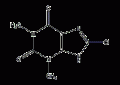 8-氯茶碱结构式