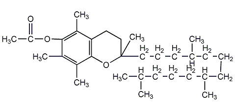 D-α-生育酚酯结构式