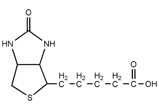 D-(+)-生物素结构式