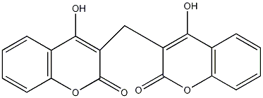 3,3'-亚甲基双(4-羟基馥素)结构式