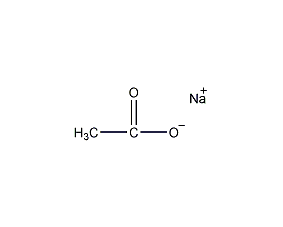 乙酸钠结构式