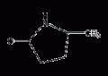 5-甲基-2-吡咯酮结构式