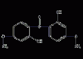 2,2'-二羟基-4,4'-二甲基二苯酮结构式