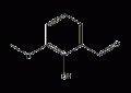 2-羟基-3-甲氧基苯甲醛结构式