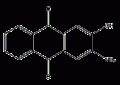 2-氨基-3-羟基蒽醌结构式