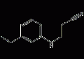 N-(2-氰基乙基)-N-乙基苯胺结构式