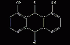 1,8-二羟基蒽醌结构式