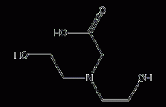 N,N-双(2-羟乙基)甘氨酸结构式